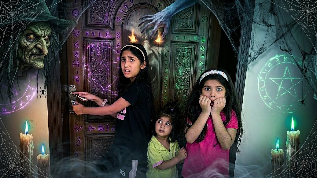 3 Sisters vs Evil Witch Room Challenge! 🧙‍♀️