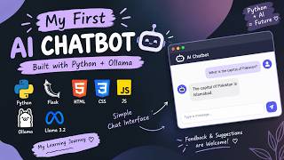 My First AI Chatbot Project Using Python | Flask, Ollama & Llama 3.2
