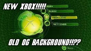 XBOX JUST RELEASED THE OG ORIGINAL XBOX BACKGROUND!!!!!! (Tutorial)
