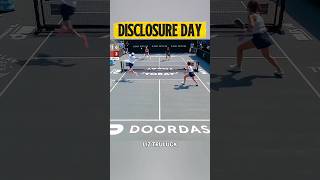 It’s officially Pickleball Disclosure Day 👽