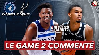 🔴 LIVE NBA – WOLVES @ SPURS (GAME 2) | Le match commenté