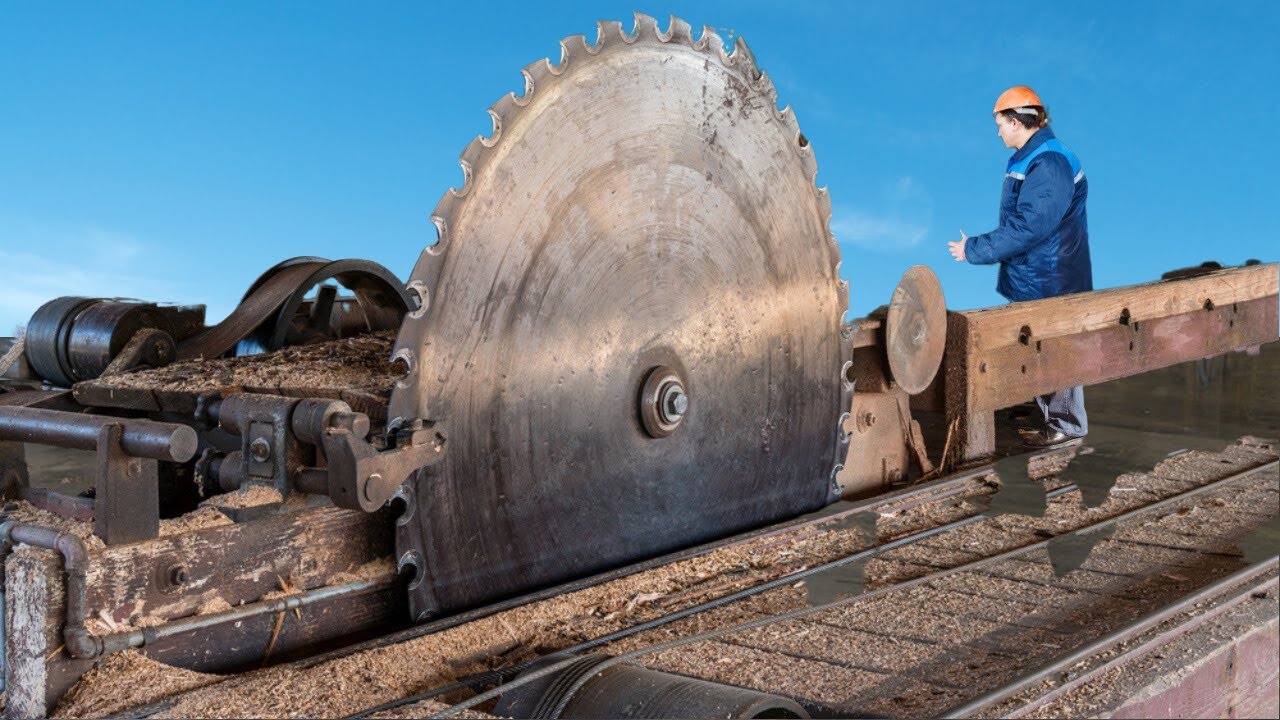 THESE SAW MILL MACHINES ARE ON ANOTHER LEVEL!