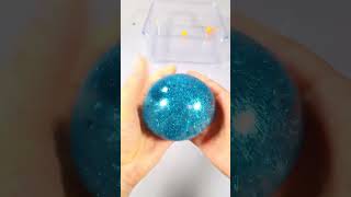 Satisfying with How to make Glitter Squishy Stress Ball Cutting 말랑이 만들기 자르기 장난감 ASMR #shorts