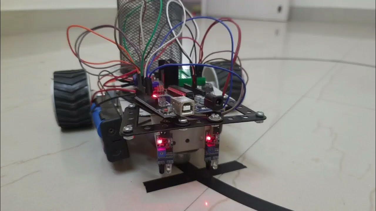 How to make tracking robot using infrared sensor | Line follower robot ...