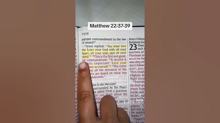 Matthew 22:37-39