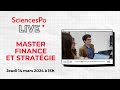 Sciences po live  master finance et stratgie