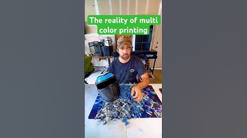 This is the reality of multi color printing with a single nozzle