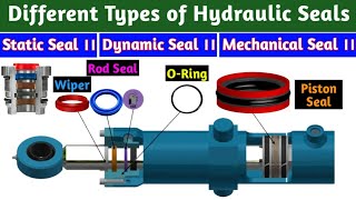 Types of Hydraulic Seals । Difference between Static & Dynamic Hyd. Seals.