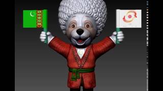 Zbrushtr,Zbrush Türkiye Maker Umut Morkan Asya Olimpiyatları 3D Modeli,3D Baski,3D Printing,Cnc,Vr M