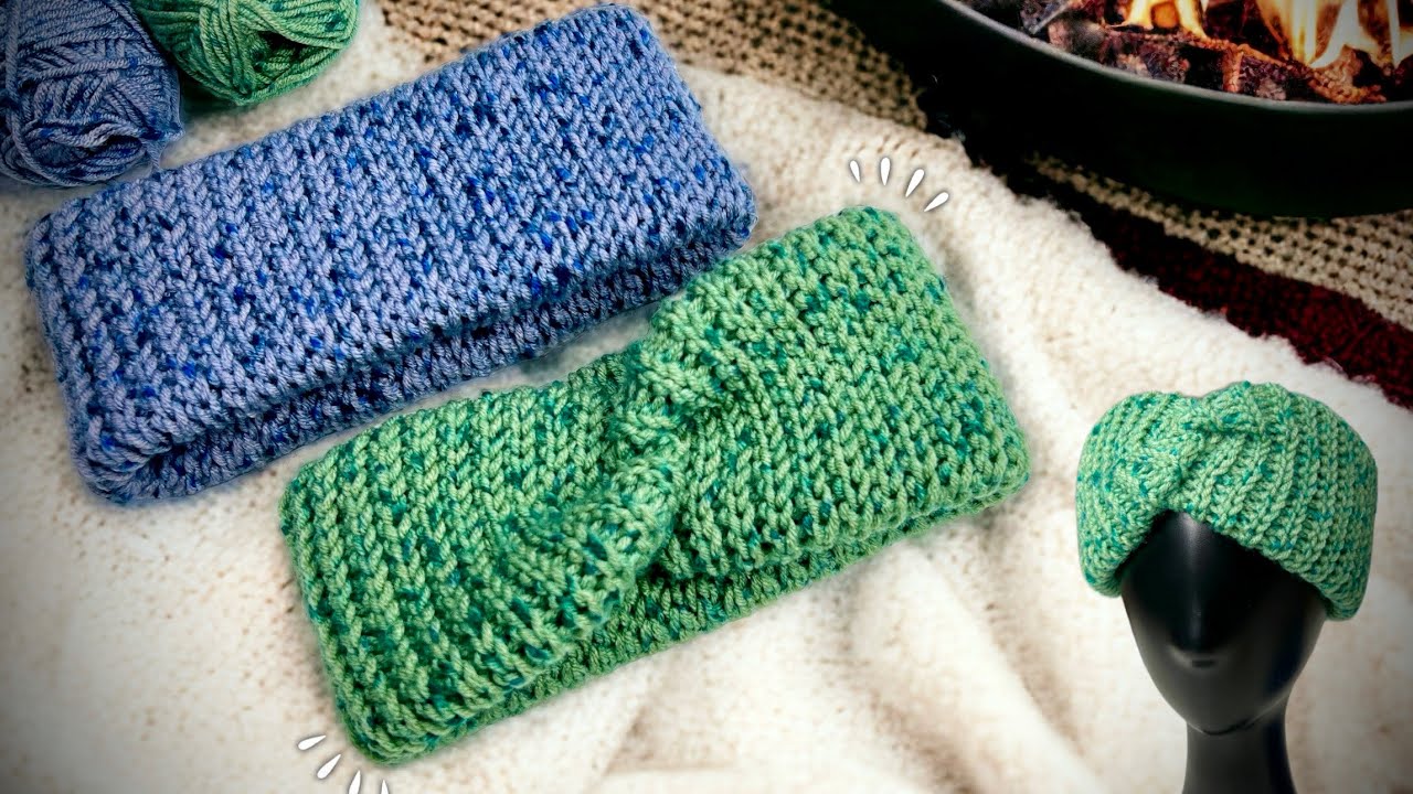 Doppelseitiges  Stirnband häkeln - in Rippenoptik |❄️ keine kalten Ohren mehr 👂| für alle Größen