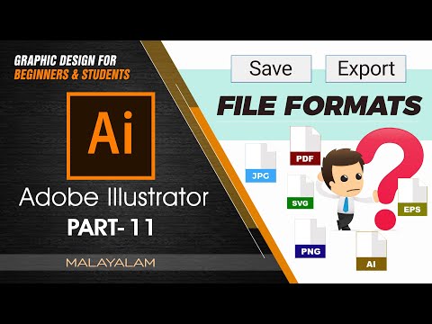 Adobe Illustrator Part-11 | Graphic design for beginners and students [Malayalam]