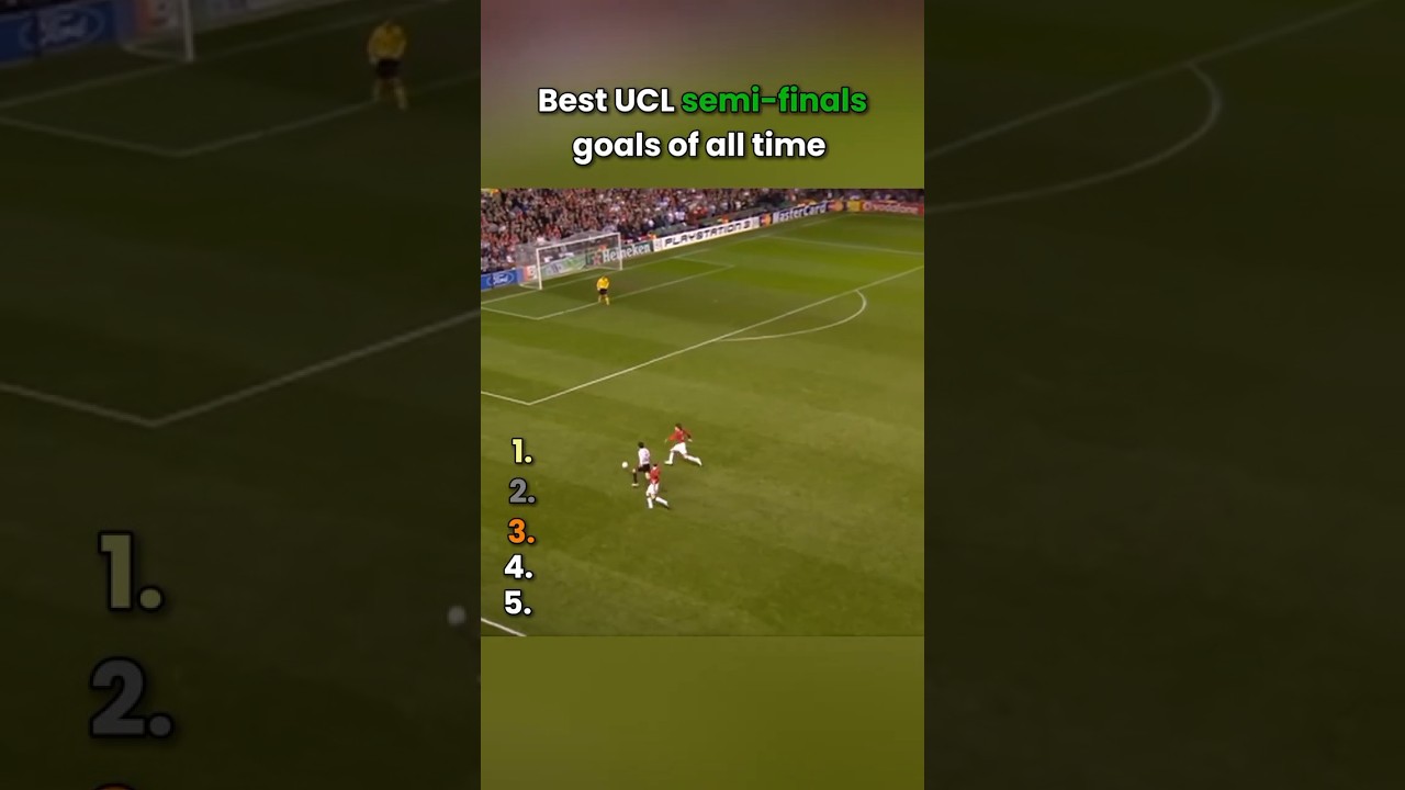Best UCL semi-finals goals of all time