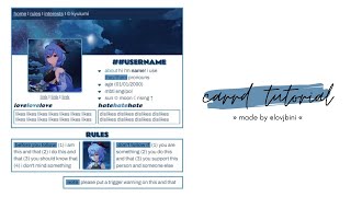 interactive genshin themed carrd tutorial — © kyulumi screenshot 3