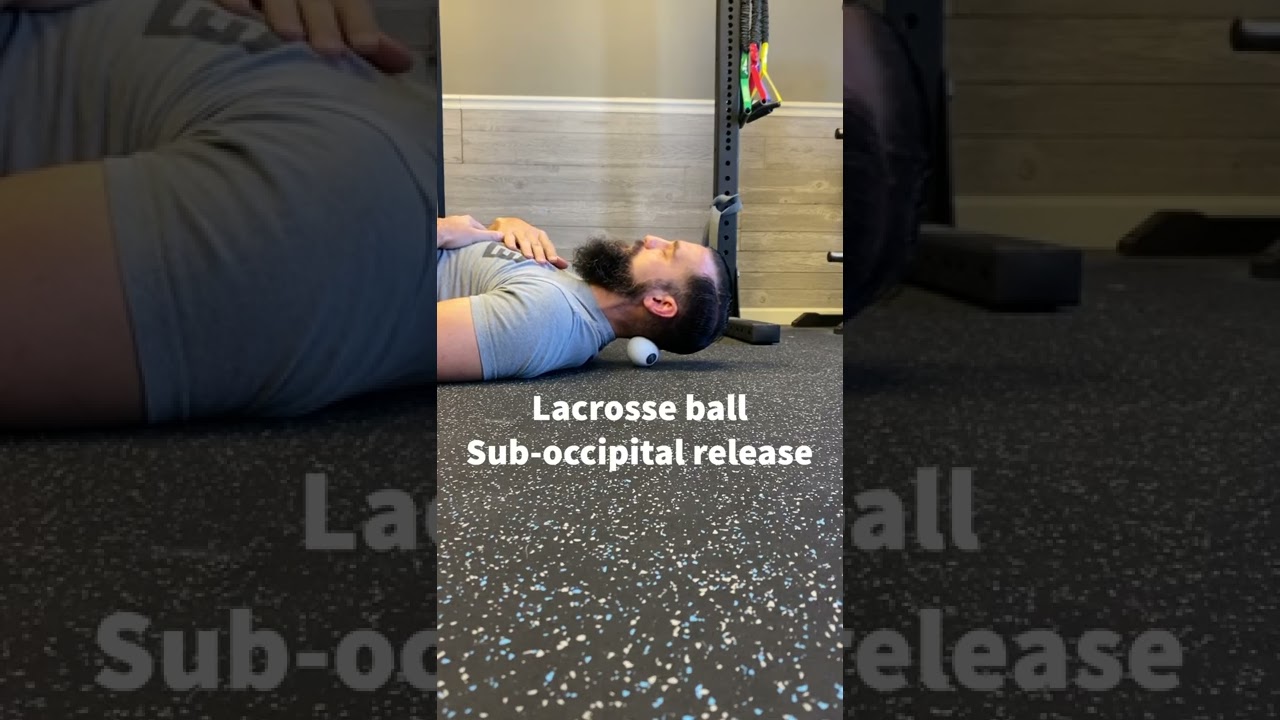 CMD Suboccipital Release with lacrosse ball YouTube