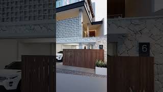 garasi Luas Muat 4 Mobil Bebas Banjir Rumah Modern Minimalis Lt 100m2 Saja desainrumah