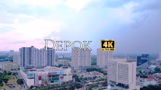 Kota Depok, Jawa Barat Indonesia 🇮🇩 by drone footage