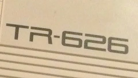 Roland TR-626 HKA ROM Expansion Demo