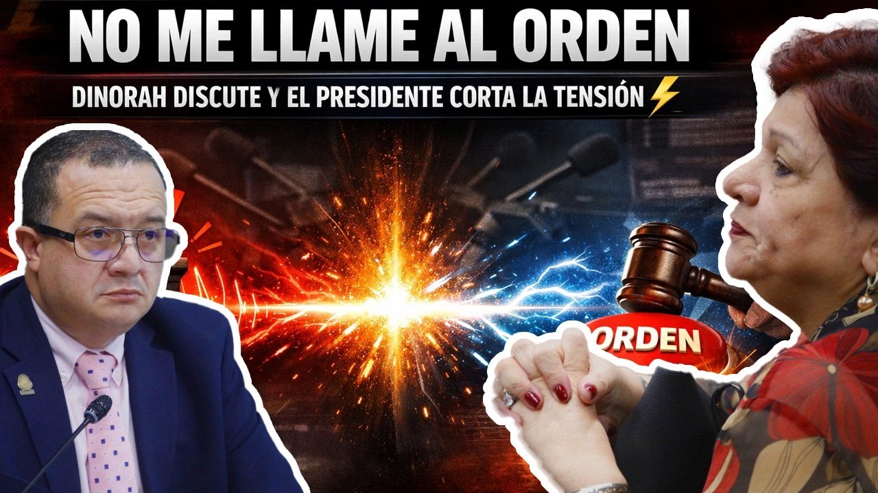 “NO ME LLAME AL ORDEN” — DINORAH DISCUTE Y EL PRESIDENTE CORTA LA TENSIÓN ⚡️