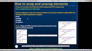 22 jQuery wrap elements