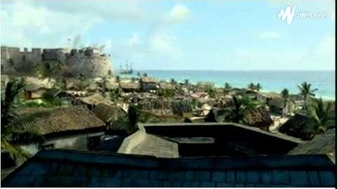 Black sails Flint vs Vane, Nassau fort vs Spanish war ship battle.