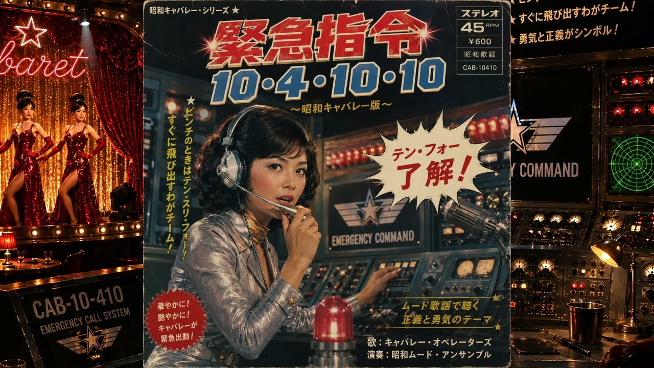 緊急指令10-4・10-10 / 昭和キャバレー盤 | Emergency Command 10-4