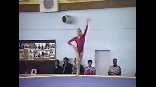 Tatiana Gutsu FX AA 1990 USSR Championships