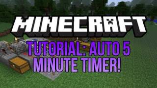 Minecraft Tutorial: Auto 5 minute timer! (Works on xbox)
