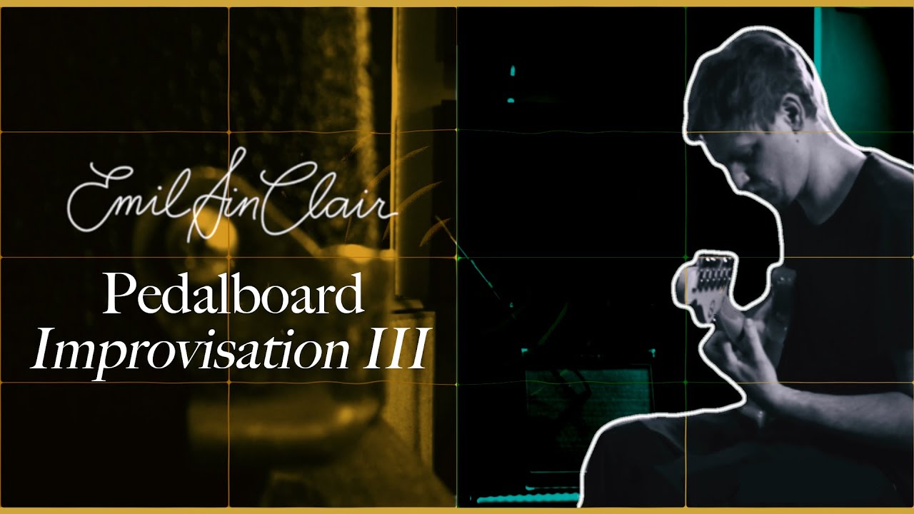 Pedalboard live Improvisation III Experimental Ambient Guitar / Space