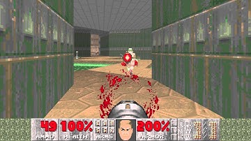 Let’s Play Doom Ultimate E1M1 - Hangar - Rocket Launcher Only!