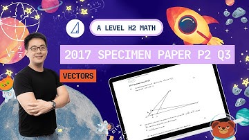 [Vectors] 2017 Specimen Paper P2 Q3 - H2 Math Tuition @ Tim Gan Math