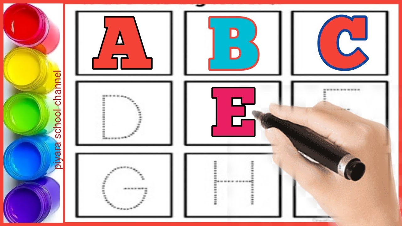 2Piyara School Channel learning videos for kids 🔴Learn Alphabet Train Song - 3D Animation Alphbate 