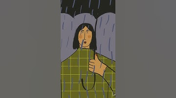 #shorts Digital Art Drawing Process Procreate Illustration Time Lapse: Rainy Amsterdam