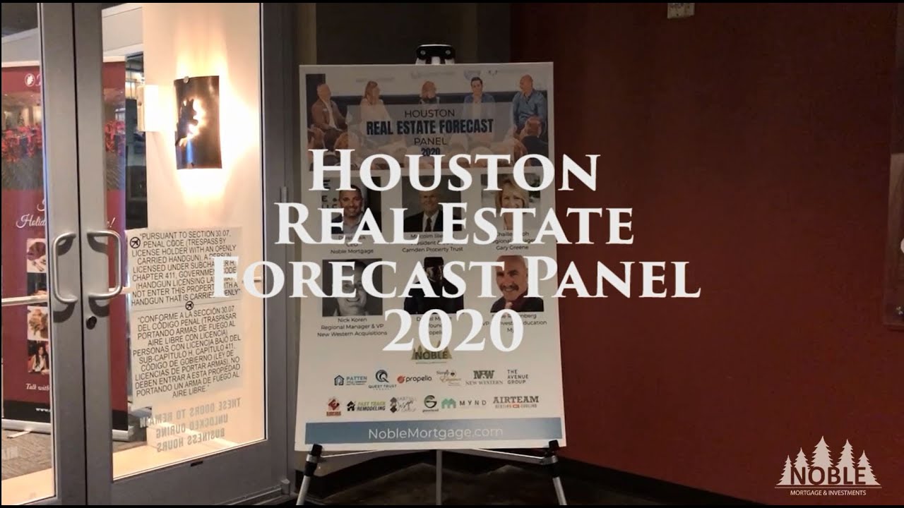 Houston Real Estate Forecast Panel 2020 Highlight Reel YouTube