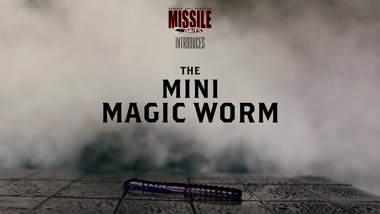 Missile Baits 6" Magic Worm By Roboworm - 14 Esche Soft Plastic Per Bass, Scegli Colore