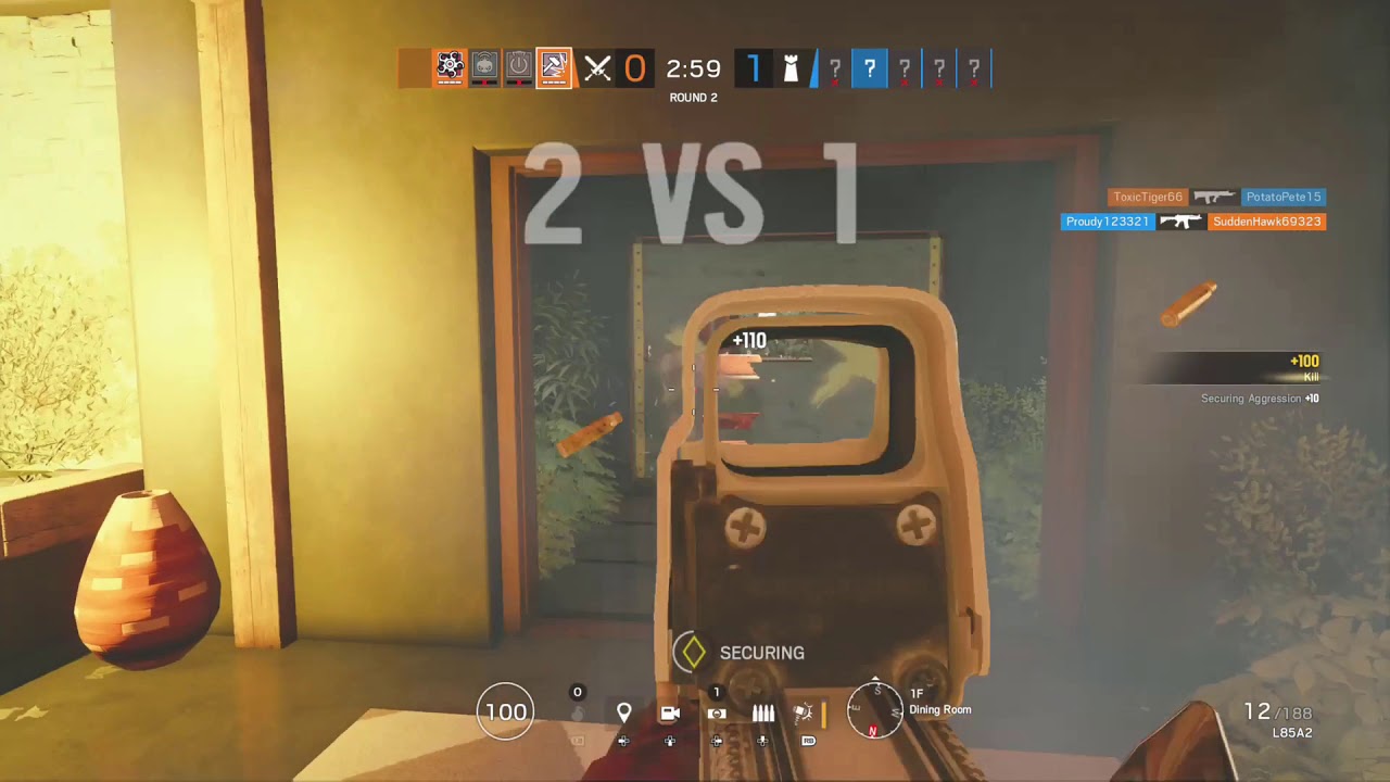 ToxicTiger66 (Danny) gets an ace on Siege | The Action Faction