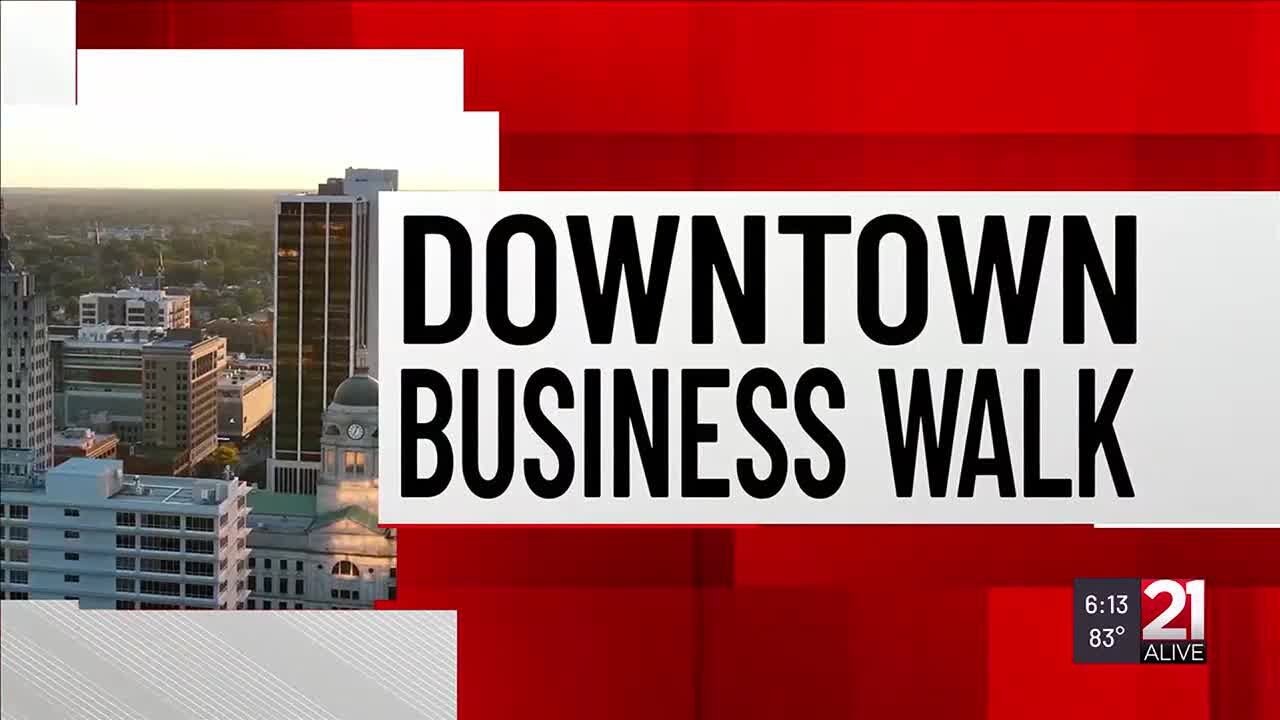 Mayor Sharon Tucker leads business walk in downtown Fort Wayne