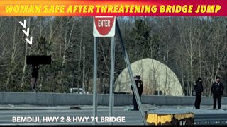 BREAKING NEWS UPDATE: Woman Safe After Threatening To Jump From Bridge In Bemidji, Minnesota