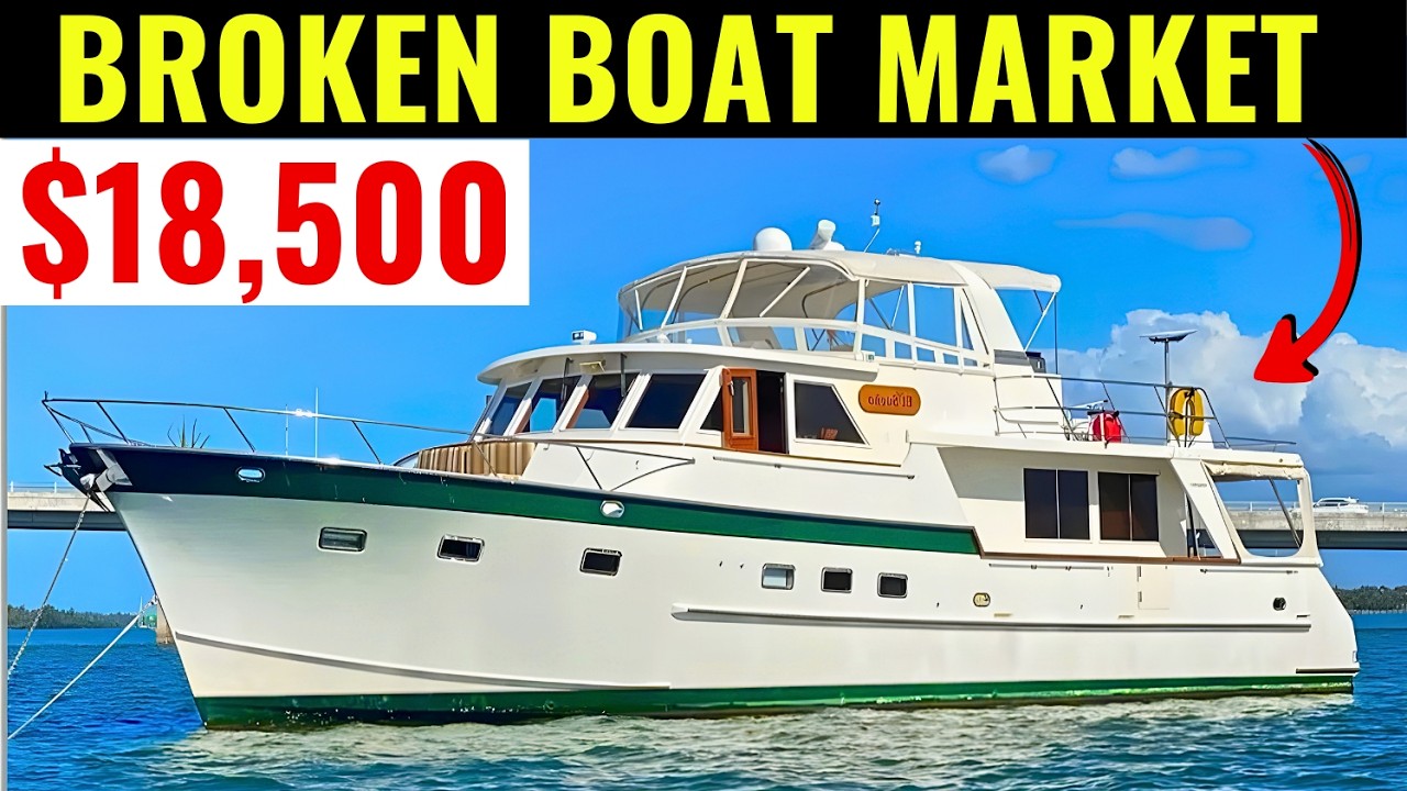 From Boom to Bust: 20 Used Yachts Suddenly CHEAP
