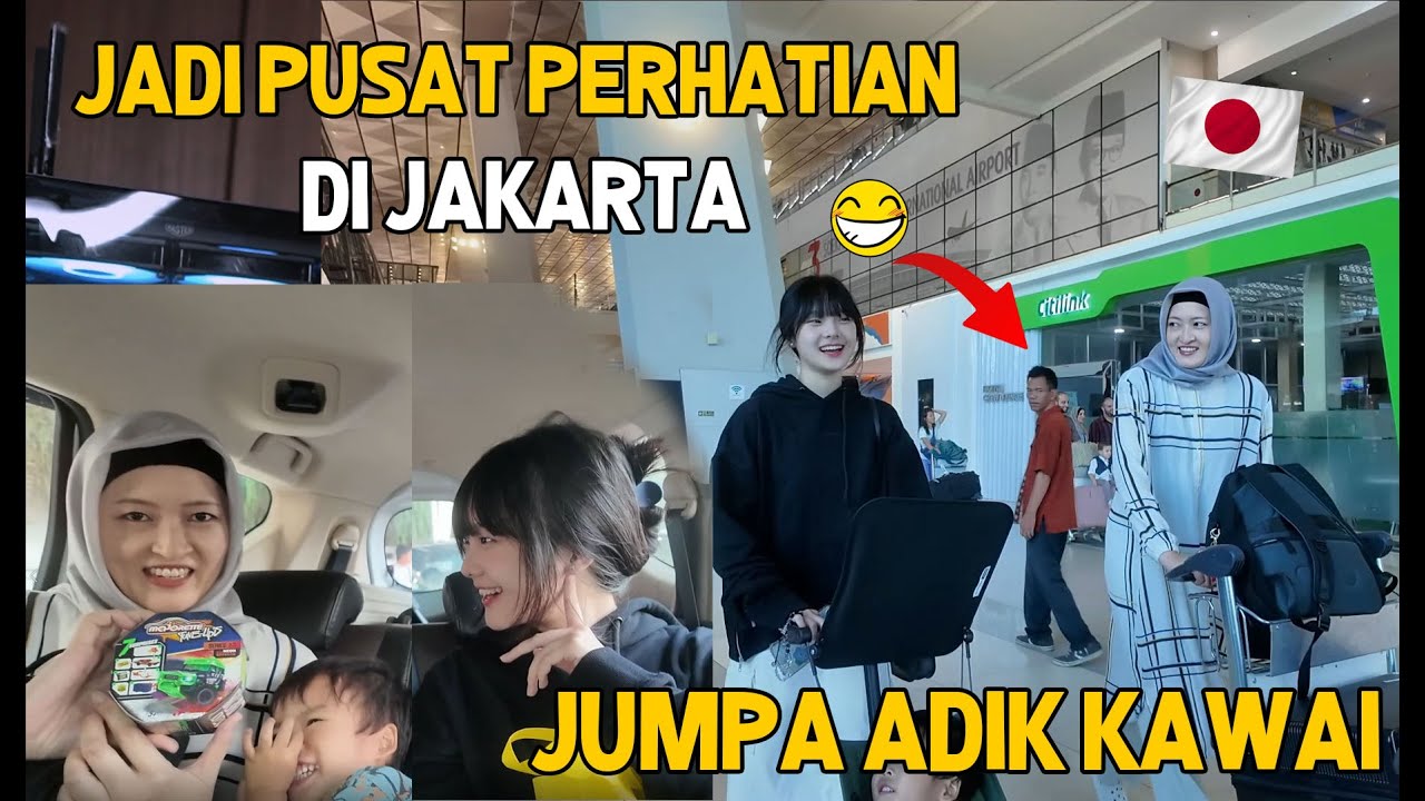 AKHIRNYA ISTRIKU KETEMU ADIKNYA YG KAWAI DI JAKARTA !MALAH BENGONG TERUS ! Nadine , yusuf !