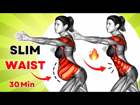 🔥Burn Belly Fat Fast 🔥 Slim Stomach Exercises | 30-Min Standing Fun & Effective Workout! ➜Over 50?