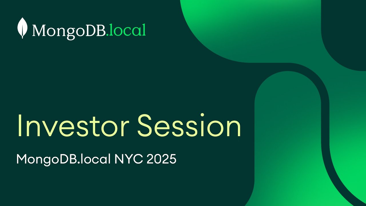 Investor Session at MongoDB.local NYC 2025