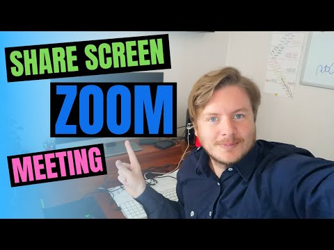 Como compartilhar a tela Zoom Meeting 2020