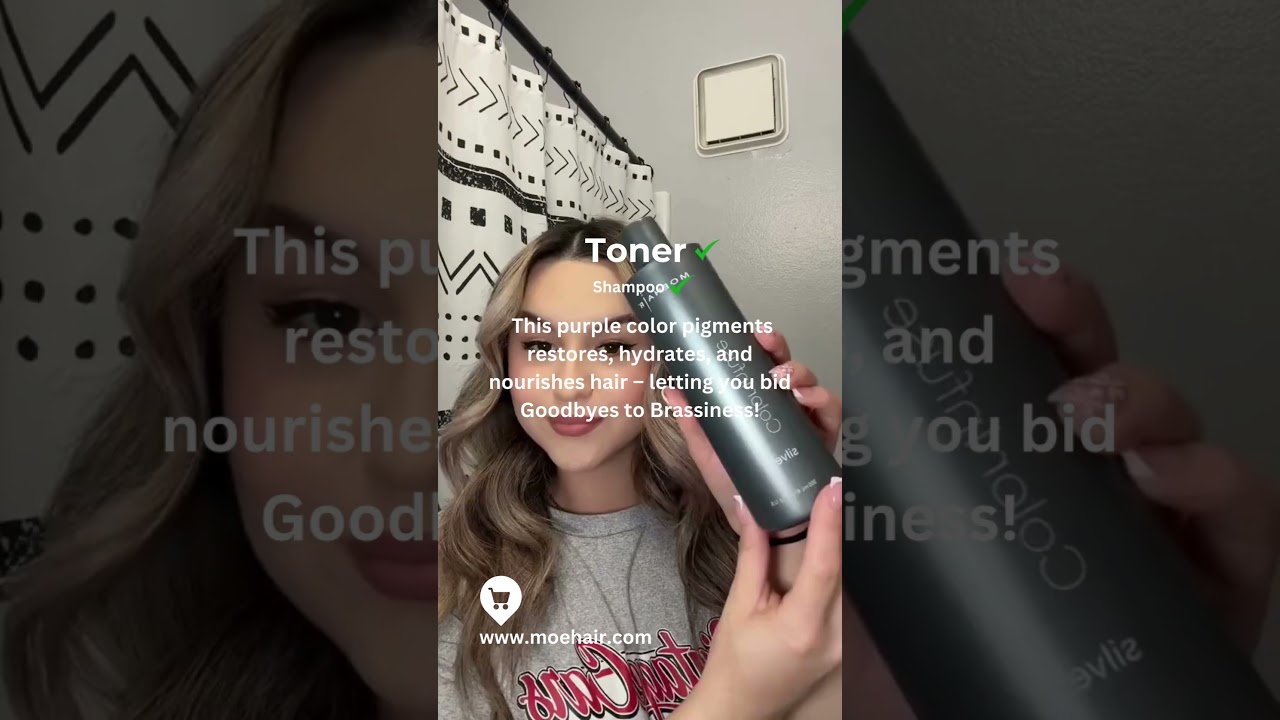 How a purple shampoo & toner works best for colored hair