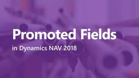 NAV Tips: Promoted Fields