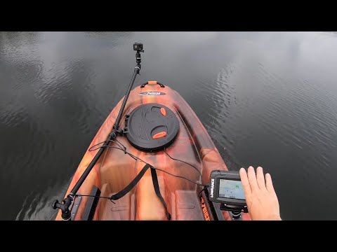 WATER REVIEW Pelican CATCH 120 Fishing Kayak on the water Demo SPEED TEST 