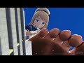 【巨大娘 giantess】踏み潰しをエンジョイする巨大娘/giantess enjoy crush the city【MMD】