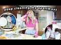 Deep Cleaning My Disgusting Apartment! Extreme Decluttering!