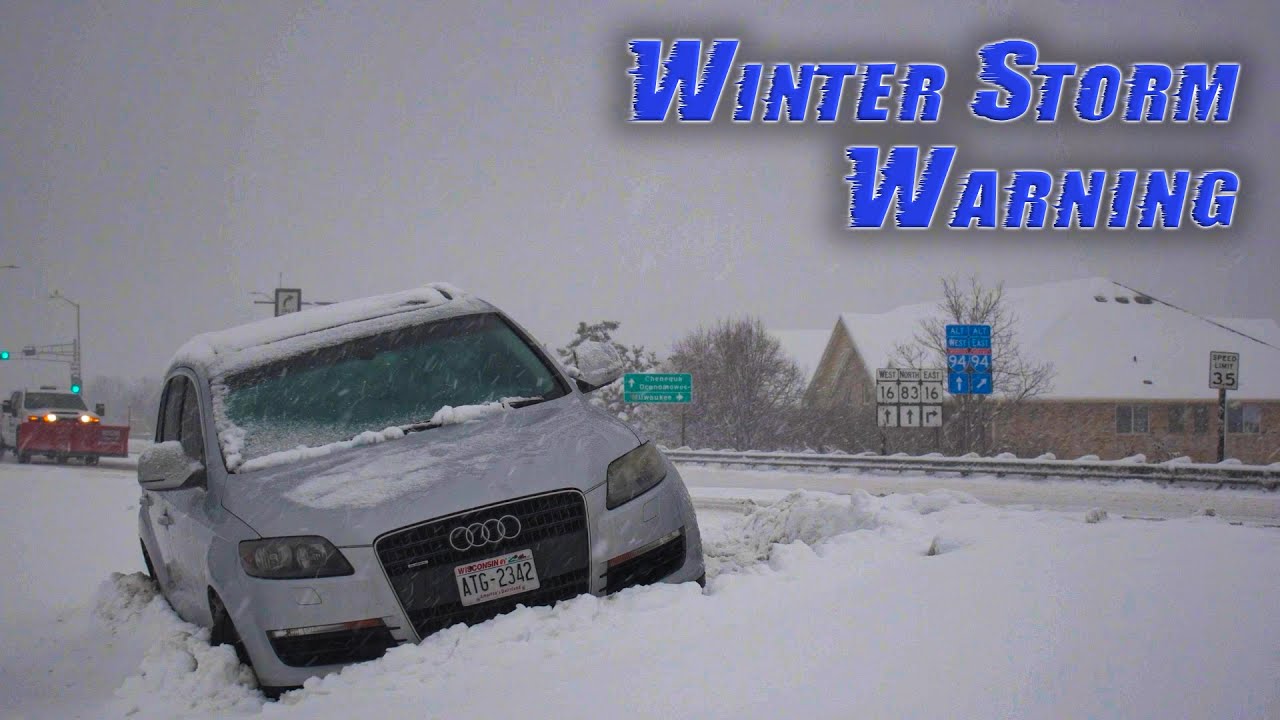 Winter Storm Impacts Waukesha, WI - 1/12/2024