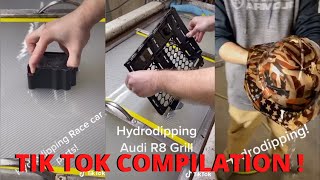 ODDLY SATISFYING TIK TOK COMPILATION HYDRODIPPING | BAG R BUCK HYDROGRAPHICS