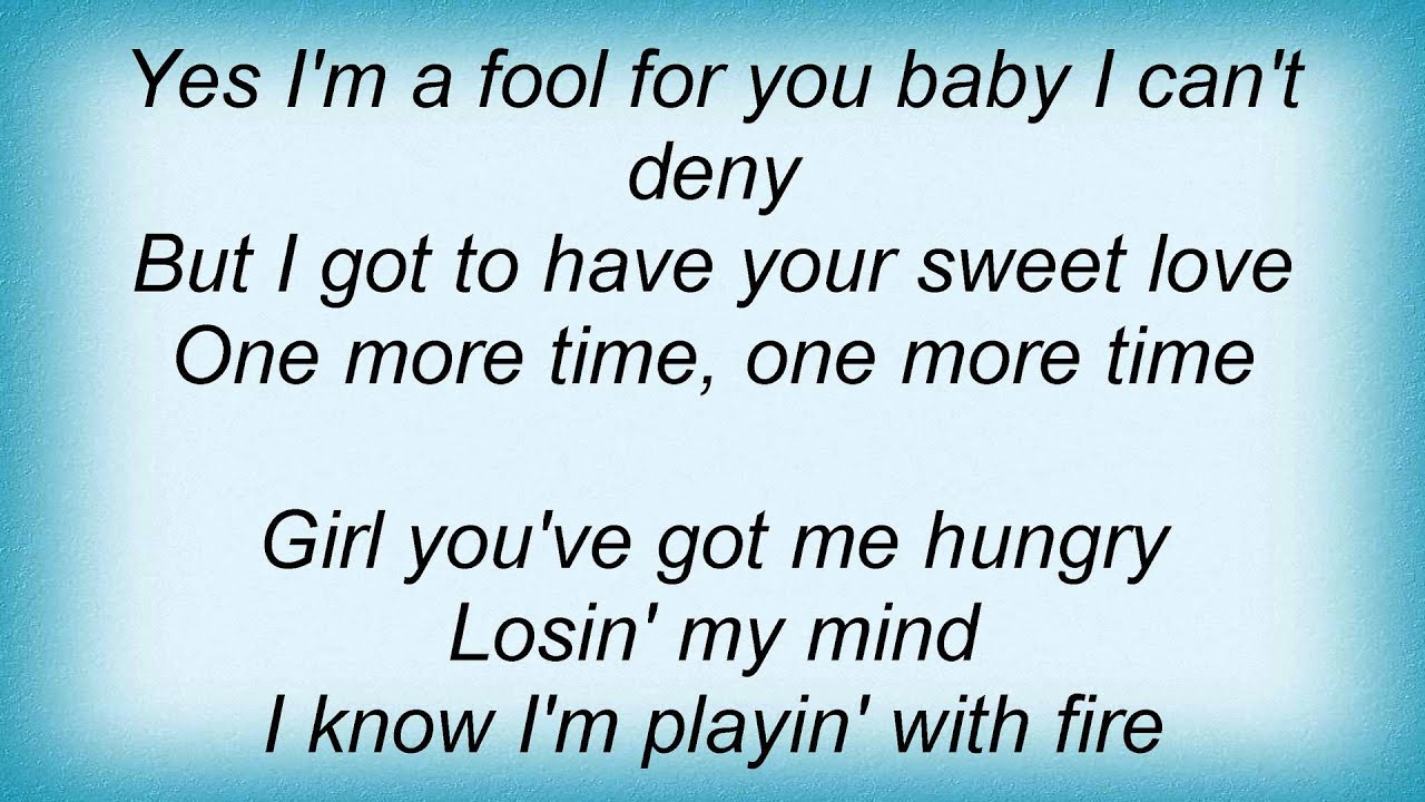 Lynyrd Skynyrd One More Time Lyrics YouTube